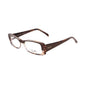 Lunettes à montures en plastique marron Emilio Pucci