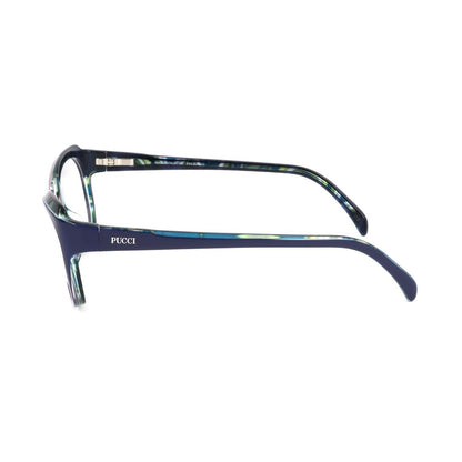 Lunettes Emilio Pucci à montures en plastique bleu