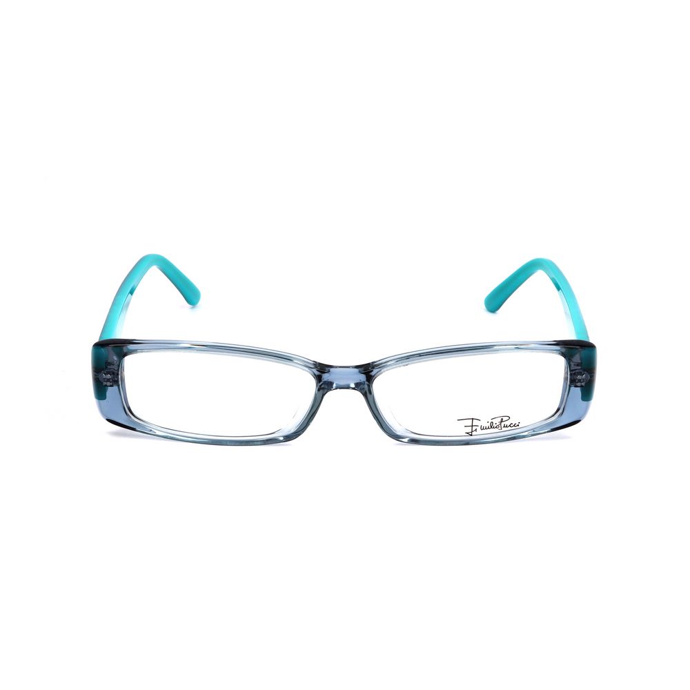 Lunettes Emilio Pucci à montures en plastique bleu