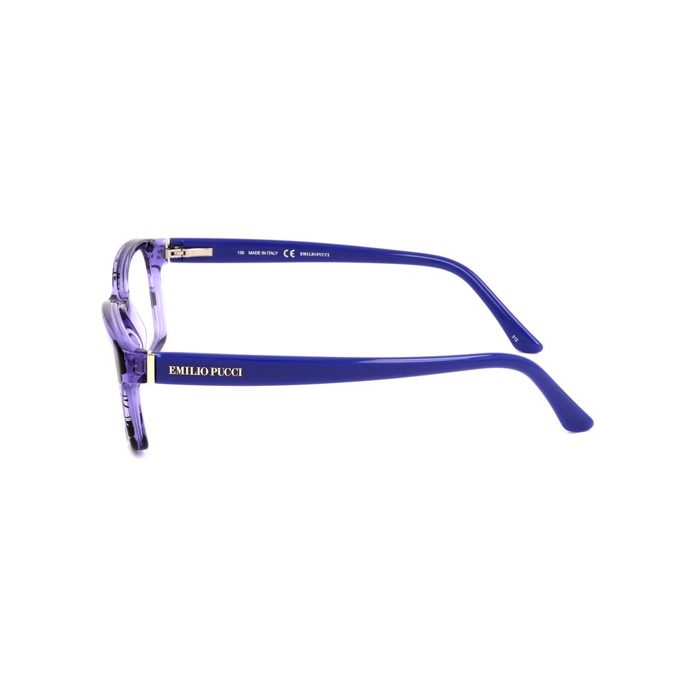 Lunettes Emilio Pucci à montures en plastique bleu