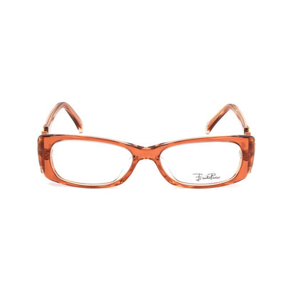 Emilio Pucci brillenglazen in oranje plastic montuur