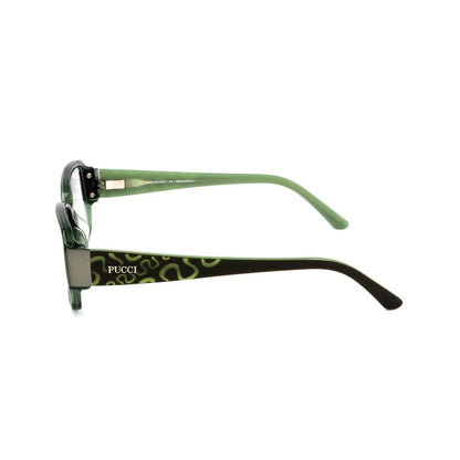 Olijfgroene plastic monturen van Emilio Pucci