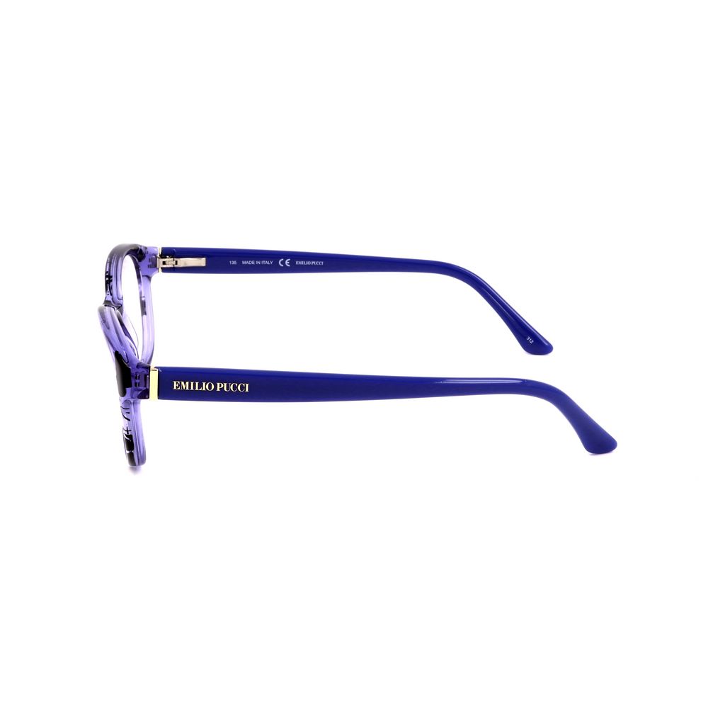 Lunettes Emilio Pucci à montures en plastique bleu
