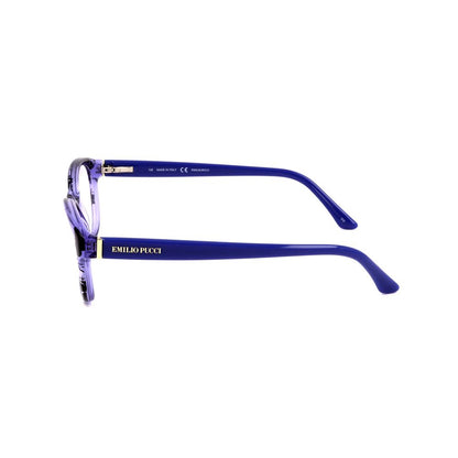 Lunettes Emilio Pucci à montures en plastique bleu