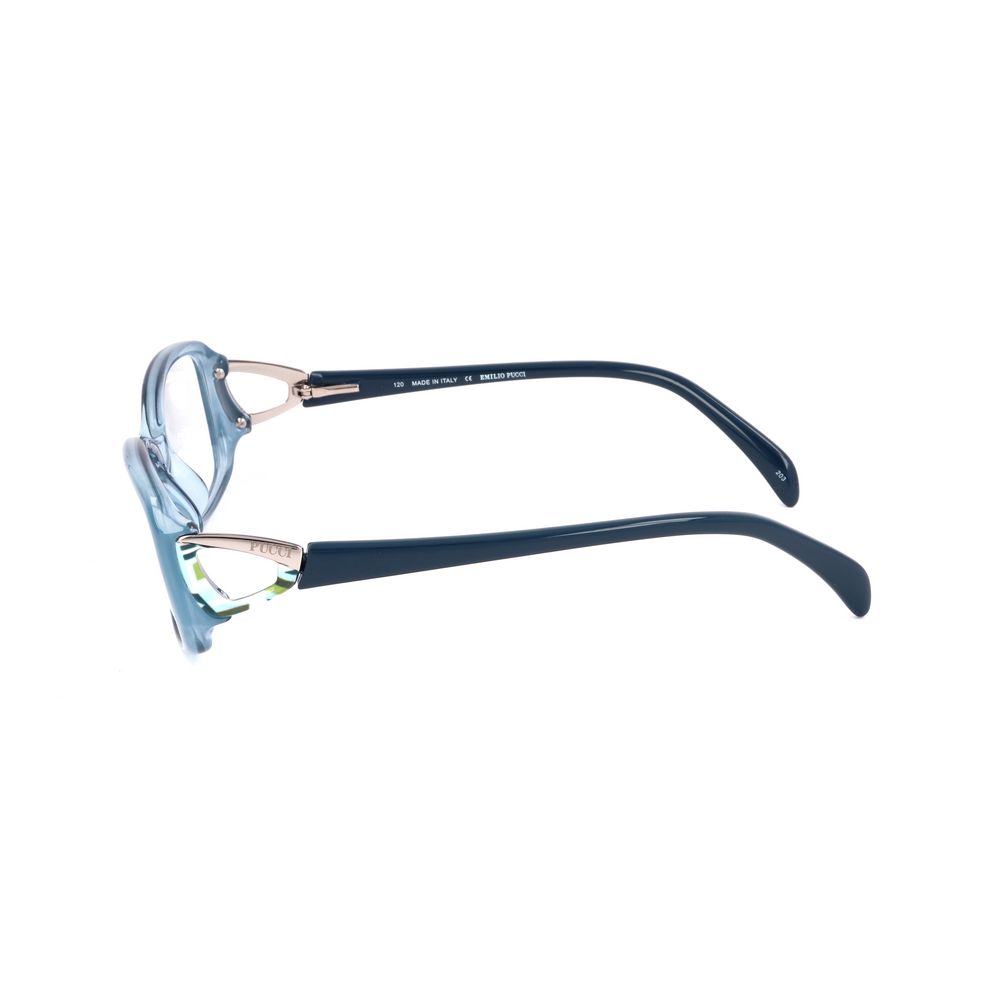 Lunettes Emilio Pucci à montures en plastique bleu