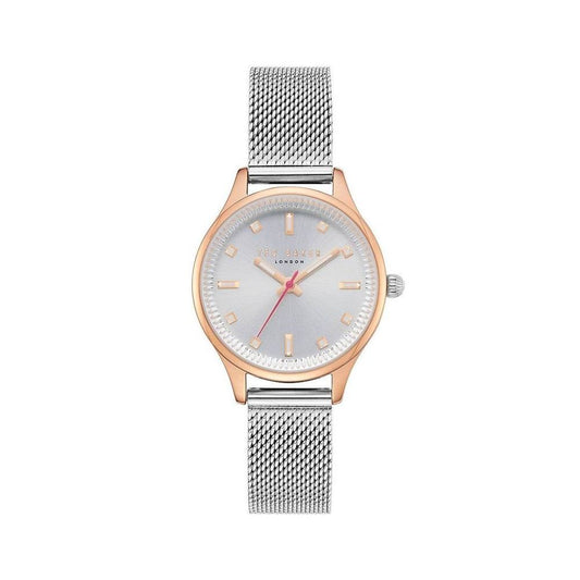 Montre en Acier Inoxydable Argent Ted Baker - Élégance et Précision