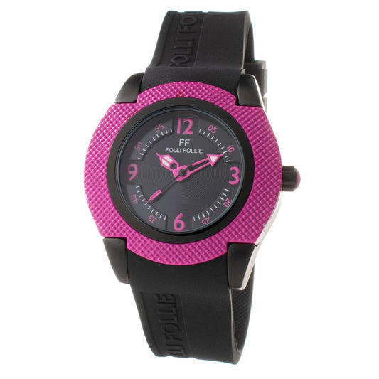 Folli Follie Zwart Synthetisch Horloge