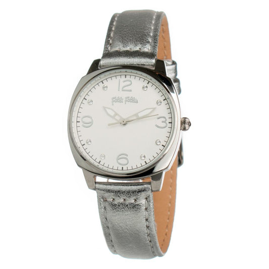 Folli Follie Grijs Leren Horloge
