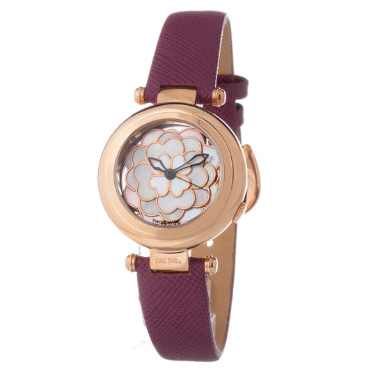 Montre Folli Follie en cuir violet