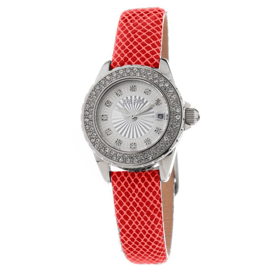 Montre Folli Follie en cuir rouge