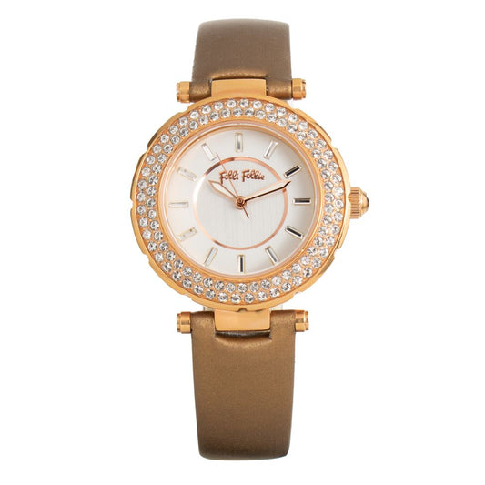Montre Folli Follie en cuir marron