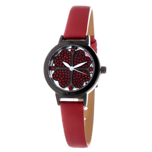 Montre Folli Follie en cuir rouge