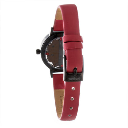 Montre Folli Follie en cuir rouge
