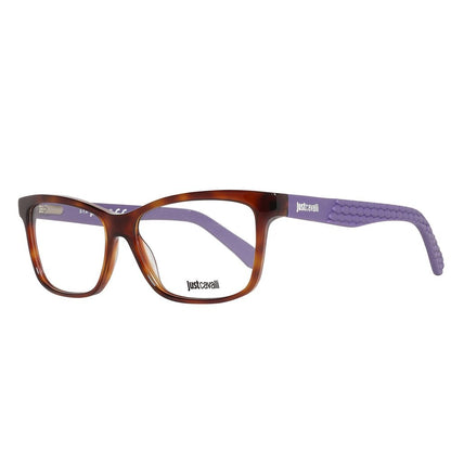 Montures de lunettes en plastique marron Just Cavalli