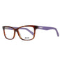 Montures de lunettes en plastique marron Just Cavalli
