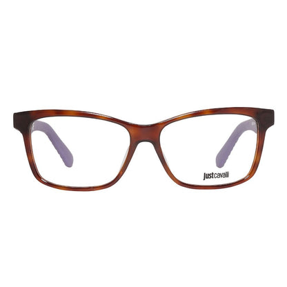 Montures de lunettes en plastique marron Just Cavalli