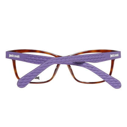 Montures de lunettes en plastique marron Just Cavalli
