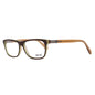 Montures de lunettes en plastique marron Just Cavalli