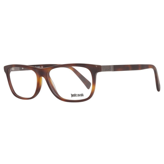 Montures de lunettes en plastique marron Just Cavalli