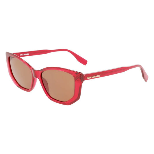 Lunettes de soleil injectées rouges Karl Lagerfeld