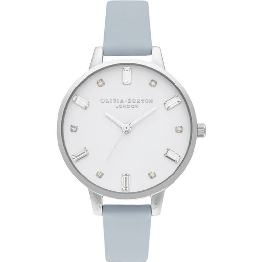 Olivia Burton Blue Artificial Leather Watch - Élégance Intemporelle