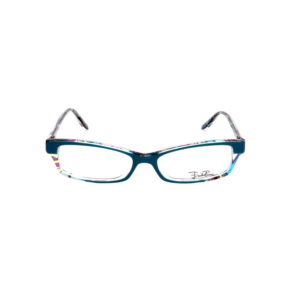 Lunettes Emilio Pucci à montures en plastique bleu