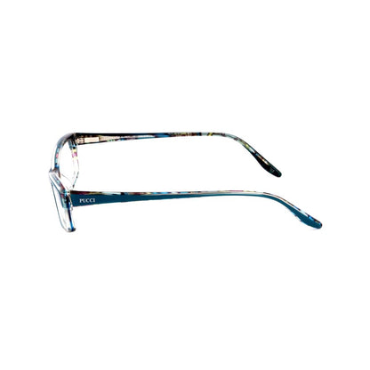 Lunettes Emilio Pucci à montures en plastique bleu
