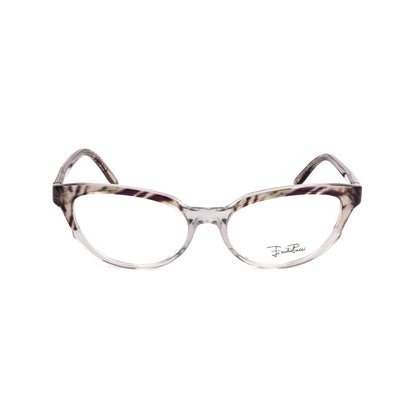 Lunettes à montures grises en plastique de Emilio Pucci