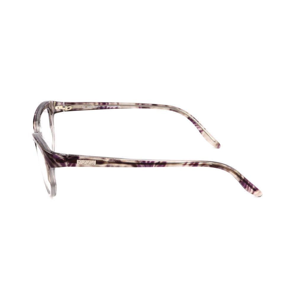 Lunettes à montures grises en plastique de Emilio Pucci