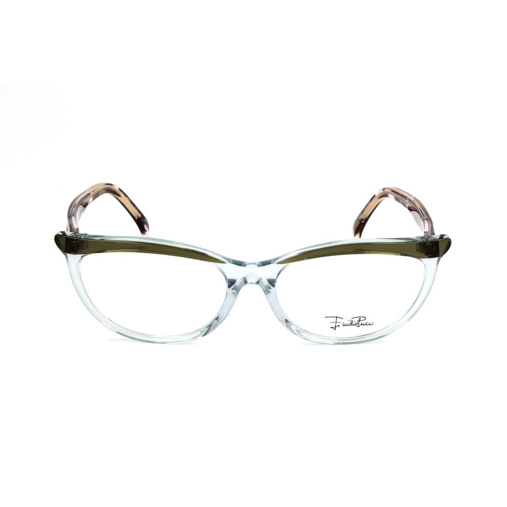 Lunettes Emilio Pucci à montures vertes en plastique