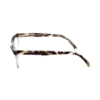 Lunettes Emilio Pucci à montures vertes en plastique