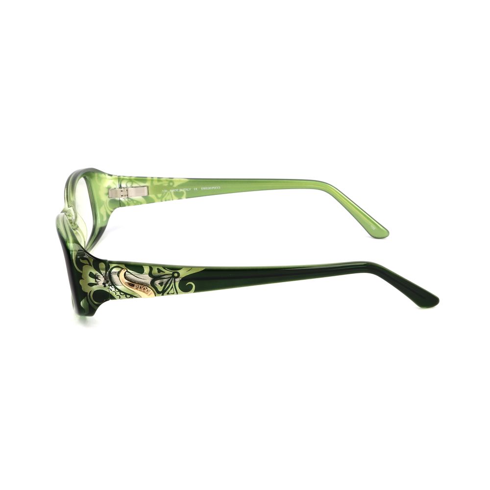 Lunettes Emilio Pucci à montures vertes en plastique