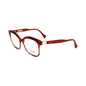 Montures de lunettes en plastique rouge Emilio Pucci