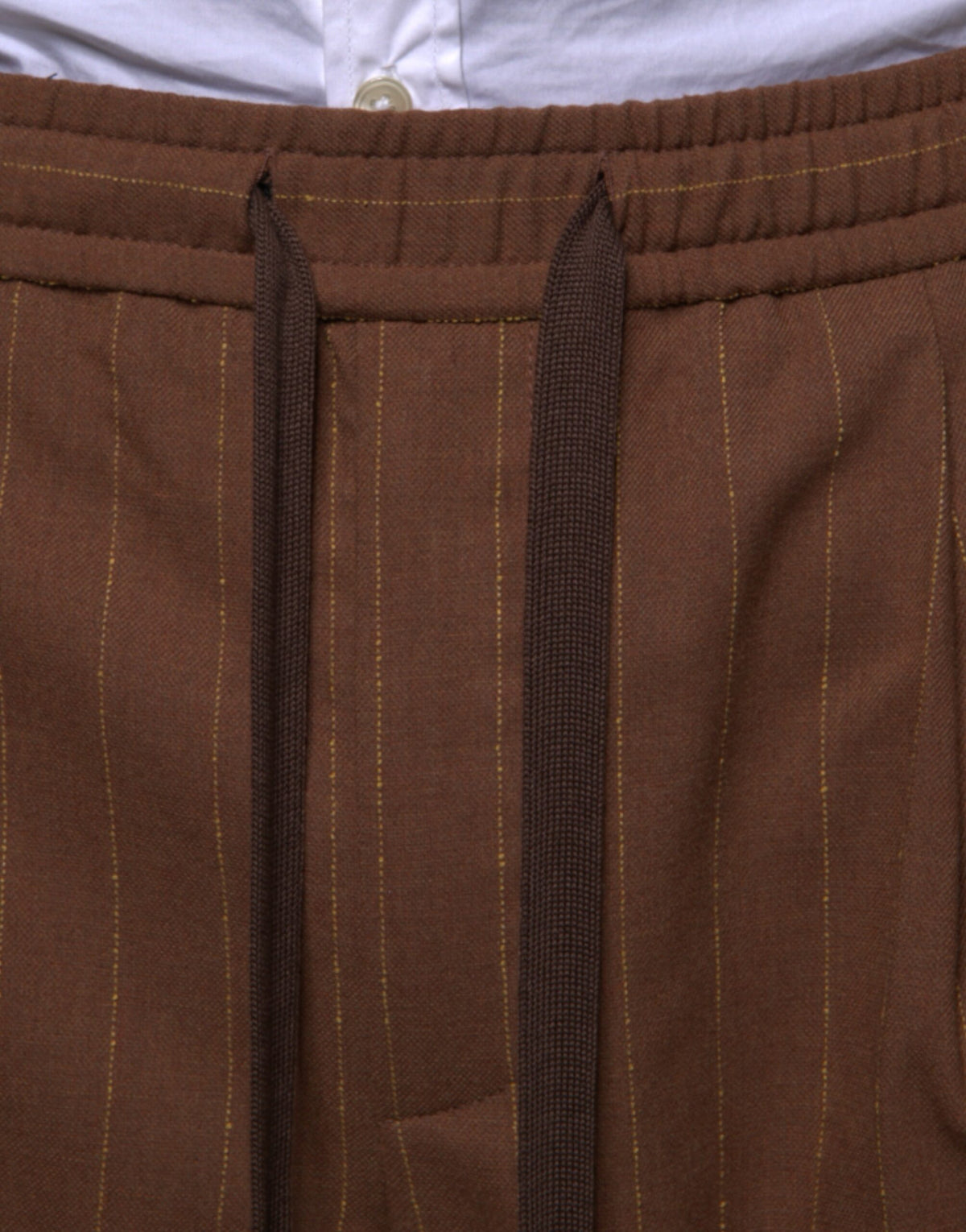 Pantalon habillé homme slim rayé brun Dolce &amp; Gabbana