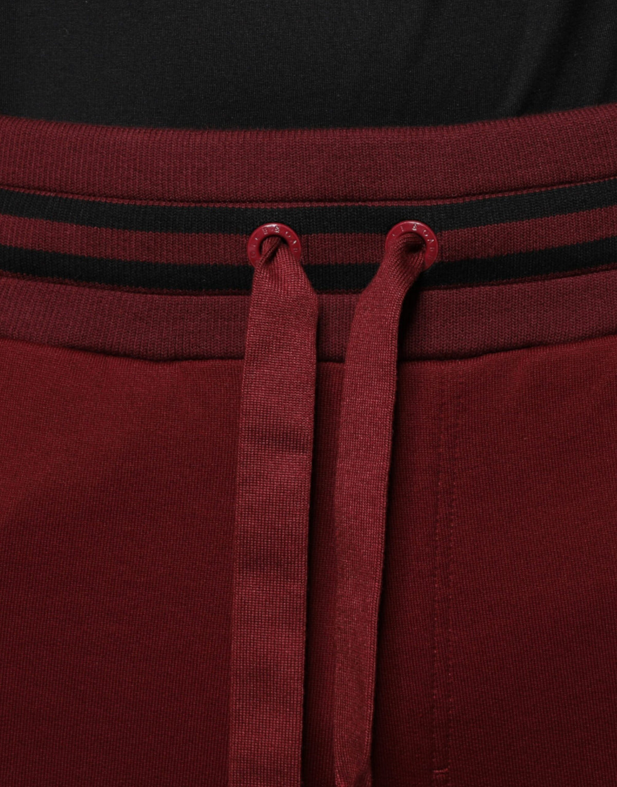 Pantalon de jogging en coton rouge foncé pour homme Dolce &amp; Gabbana
