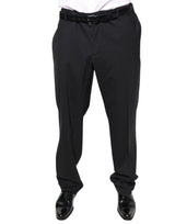 Pantalon habillé noir en laine pour homme de Dolce &amp; Gabbana