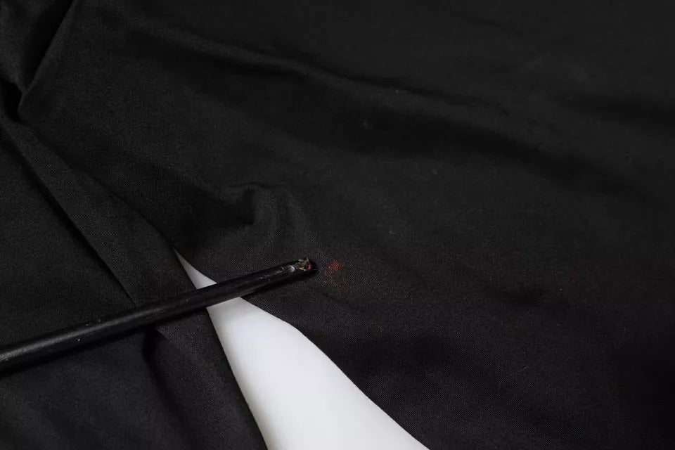 Pantalon tailleur noir en coton extensible et ajusté pour homme de Dolce &amp; Gabbana