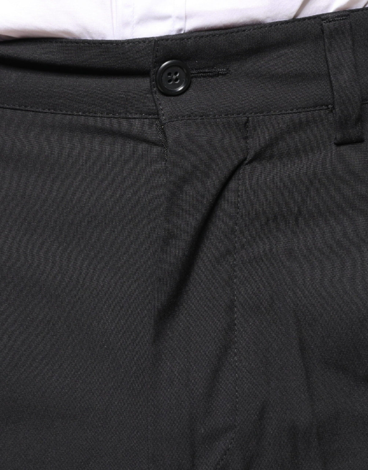 Pantalon-robe en coton noir à couronne Dolce &amp; Gabbana