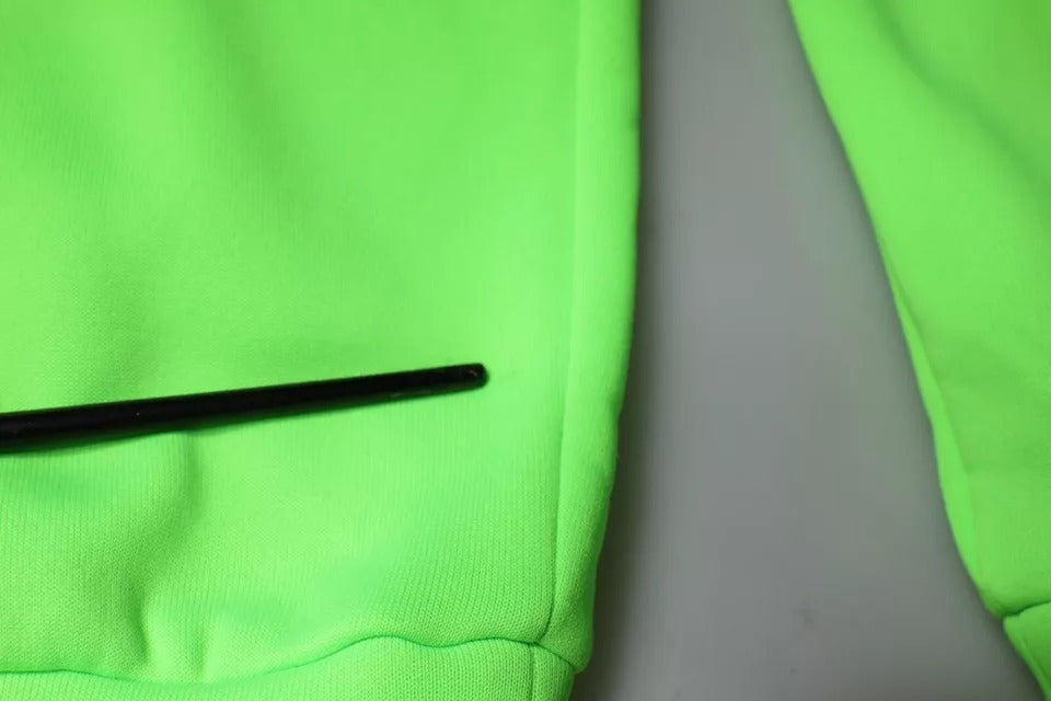 Pantalon de jogging cargo en polyester vert néon Dolce &amp; Gabbana