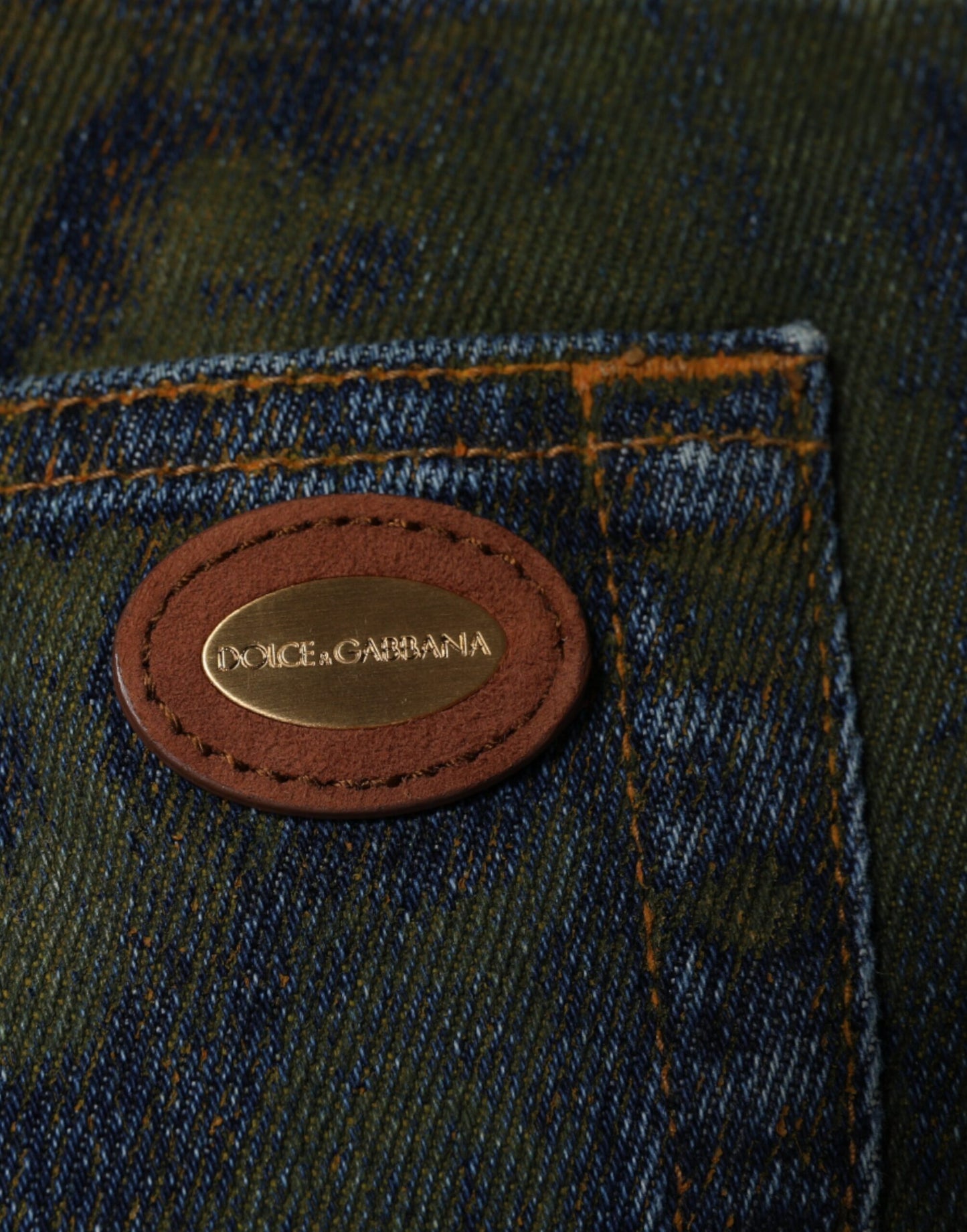 Dolce &amp; Gabbana Blauwe Katoenen Slim Fit Jeans voor Heren