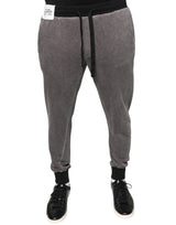 Pantalon de jogging en coton gris de Dolce &amp; Gabbana