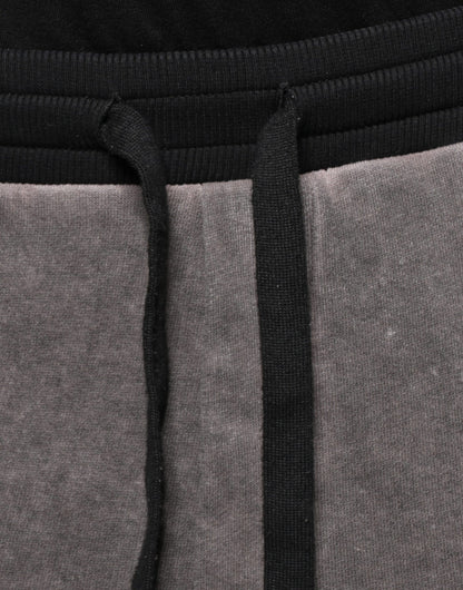 Pantalon de jogging en coton gris de Dolce &amp; Gabbana