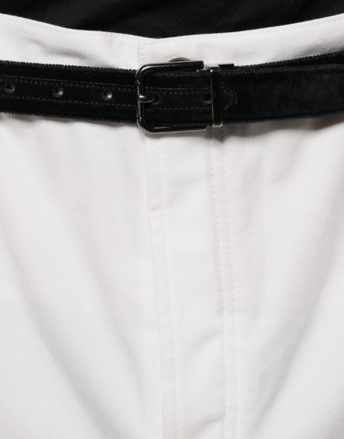 Pantalon tailleur pour homme en coton blanc Brunello Cucinelli