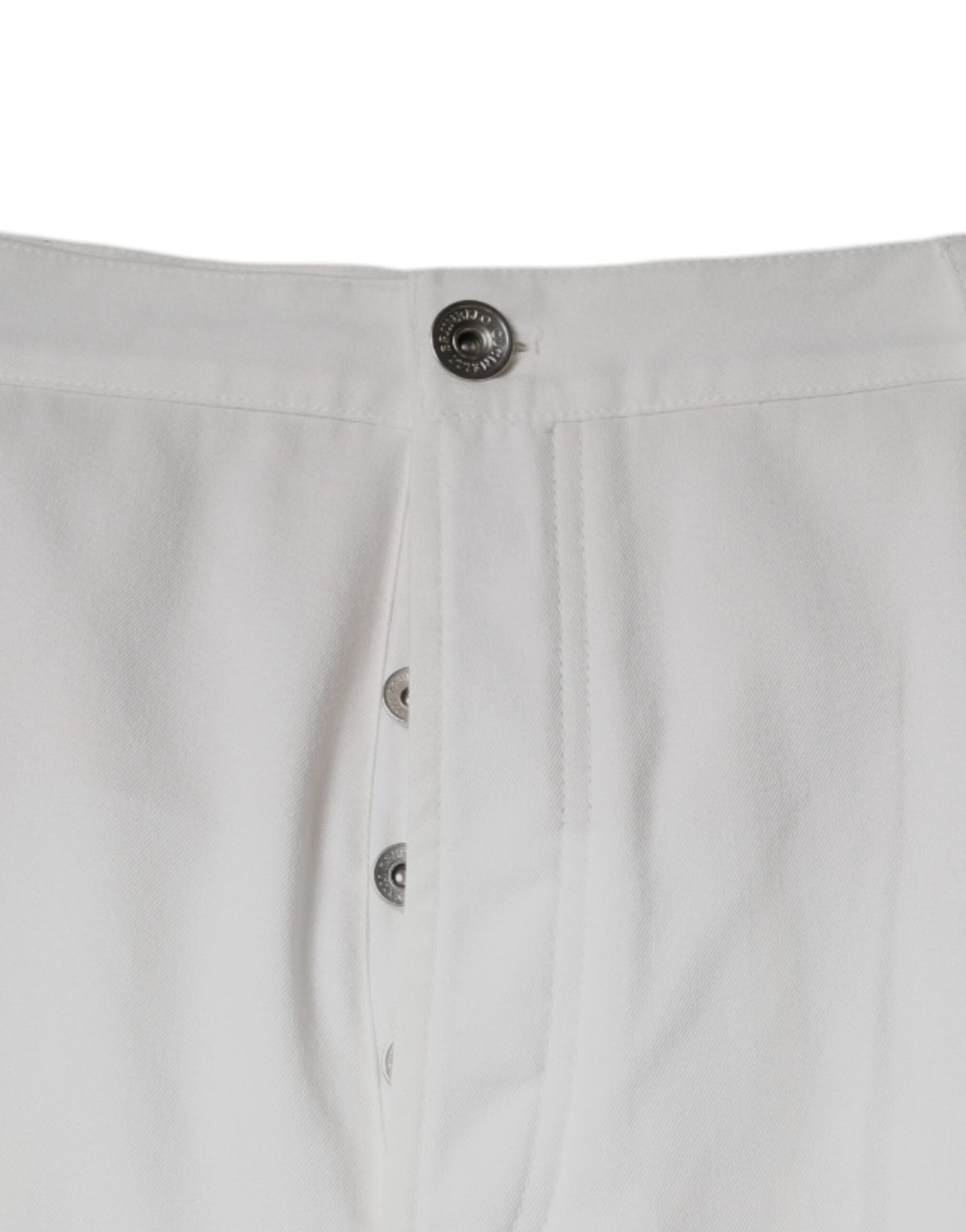 Pantalon tailleur pour homme en coton blanc Brunello Cucinelli