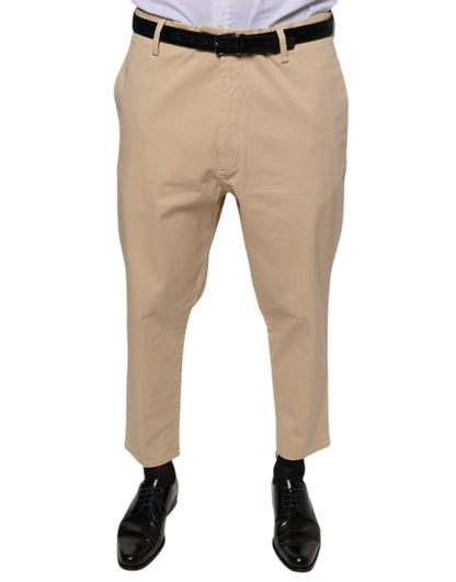 Pantalon tailleur court pour homme HOUSTON beige de Don The Fuller