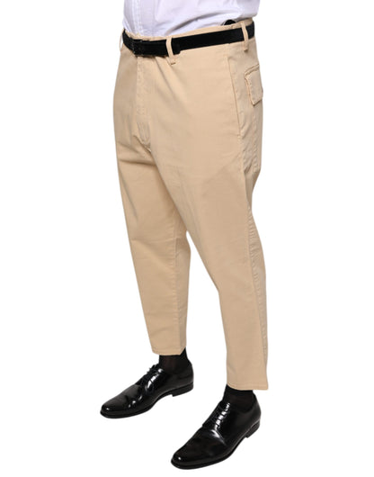 Pantalon tailleur court pour homme HOUSTON beige de Don The Fuller