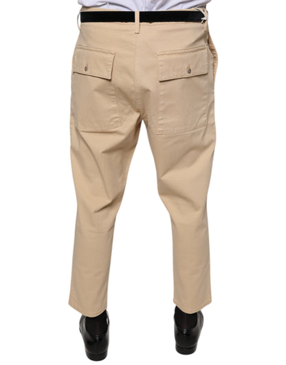 Pantalon tailleur court pour homme HOUSTON beige de Don The Fuller
