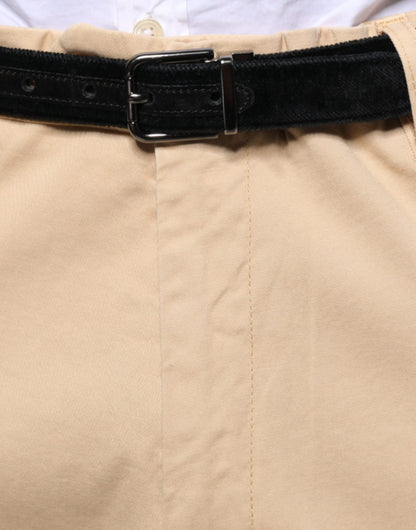Pantalon tailleur court pour homme HOUSTON beige de Don The Fuller