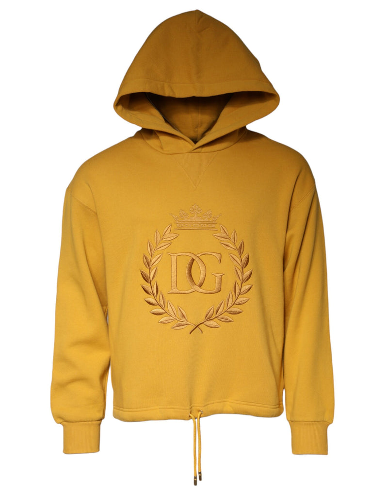 Dolce &amp; Gabbana Mosterdfarben DG Kapuchon Sweatshirt Trui voor Heren