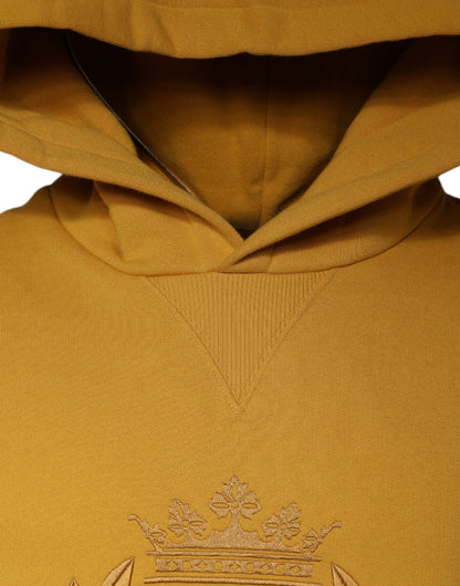 Dolce &amp; Gabbana Mosterdfarben DG Kapuchon Sweatshirt Trui voor Heren